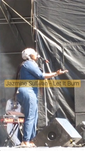 Jazmine Sullivan - Let It Burn LIVE