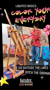 Liquitex Basics- where creativity knows no bounds. Every moment becomes a chance to make your mark. Go outside the lines. Ditch the ordinary. COLOR YOUR EVERYDAY. Click the link in our bio to explore the Everyday Acrylic #liquitex #liquitexbasics | Liquitex Artist Materials