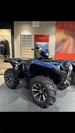 The New 2025 Yamaha Grizzly 700 Special Edition in Dusty Blue, In Stock Now | Quadbikes R Us - QBRUS