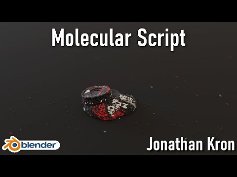 Turn any Model into Particles [Blender Molecular Script] | English