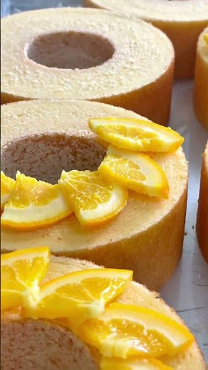 【オレンジたっぷりケーキのようなバウムクーヘン】 #お菓子のたいよう #japanesefood #バウムクーヘン
