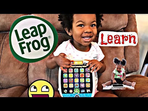 JLove Plays with and Reviews Vtech Leapfrog My First Learning Tablet!!