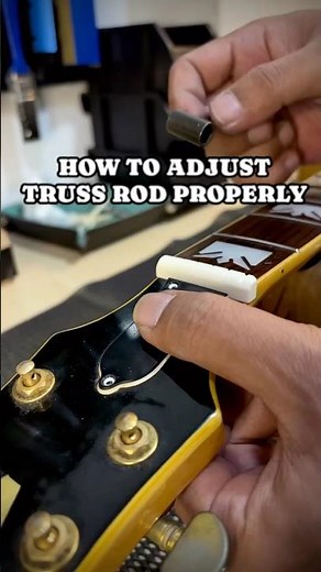 TRUSS ROD ADJUSTMENT | #acousticguitar #guitarsetup #epiphone #epiphoneguitar