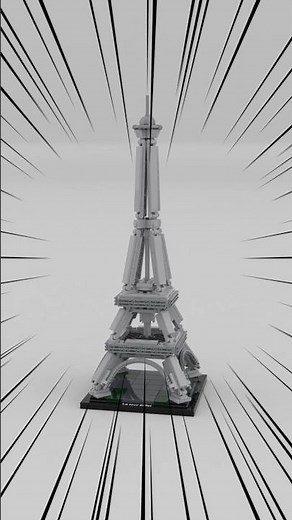 LEGO 21019 The Eiffel Tower Satisfying Speed Build #lego