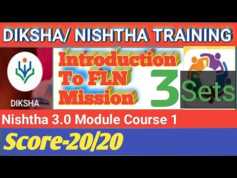 Introduction To FLN Mission Quiz | Diksha Quiz | Nishtha 3.0 courses | Introduction To FLN Mission