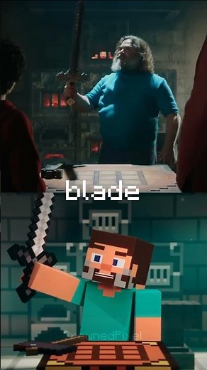 Minecraft Movie Original vs. ANIMATED