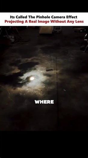 This Is a Natural Camera Created by a Small Opening #physics #scienceexplained