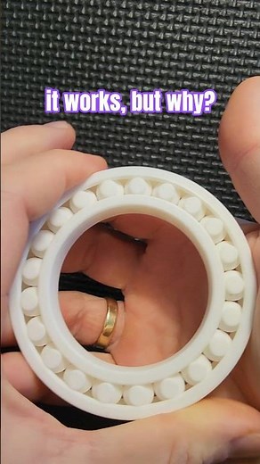 3D Printed Bearing – Any Ideas What to Do With It? 🧠🧩