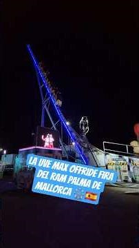 La Uve Max Offride Fira del Ram Palma de Mallorca 🎡 🇪🇸 #rollercoaster #Palma #kirmes #funfair #ride