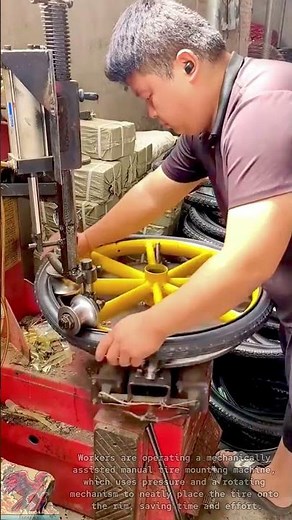 Fast and efficient tire mounting machine || Scientific work