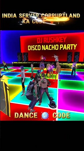 Free Fire Dance Map Code & Password | Craftland Disco Party Map Free Fire India dance 🪩
