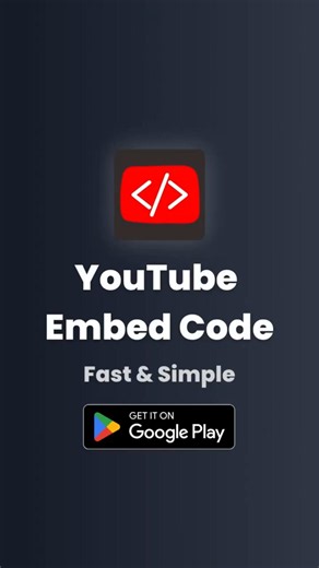 Generate YouTube Embed Code on Android