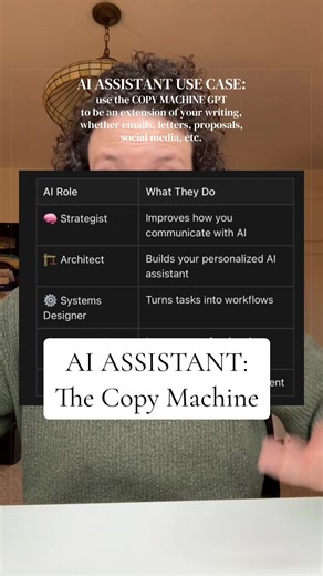 You can build AI Assistants to be an extension of you - and 10x your work. Follow to be one of the first to grab my AI Leverage Lab - a full suite of AI ASSISTANTS workflows! Or join HELPYR PRO to learn how to build these types of tools yourself. 🦾 #makemoneywithAI #LearnAI #aiskills #aieducation #aisidehustle