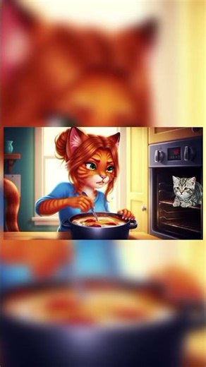 ai animated video cat video #cat #cartooncat #sorts #viral