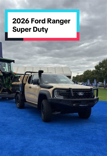 2026 Ford Ranger Super Duty Debuts in Melbourne