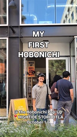 My First Hobonichi! 📓🖤 Visiting the Hobonichi Techo Pop-Up in DTLA #hobonichi #journaling
