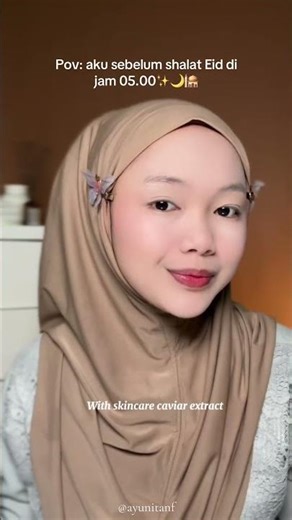 Tutor makeup lebaran sat set pake cushion nya m ms glow✨#makeup #fyp #makeuptutorial #fyppage