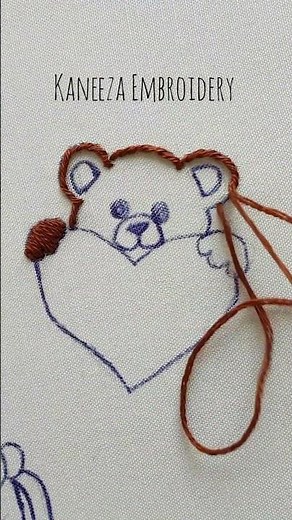 how to embroider bear #art #embroidery