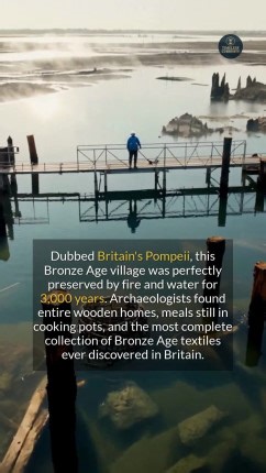 3K views | Britain's Pompeii reveals a stunningly preserved Bronze Age village frozen in time by fire and silt. #archaeology #discovery #BronzeAge #historyfacts | Timeless Curiosity | Facebook