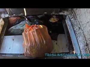 How Garbage Trucks Crush Smelly Trash: An Inside Look