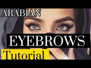 ARABIAN EYEBROWS TUTORIAL🇧🇭