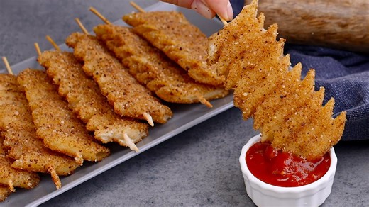 Fried Pasta Skewers: the Easy and Fun Recipe for a Crispy Finger-Food Appetizer!