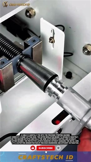 Precision Cable Stripping Machine | Satisfying Wire Processing Technology #industrialmachine
