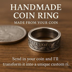Custom Handmade Coin Ring – Personalized Heirloom Jewelry - Etsy