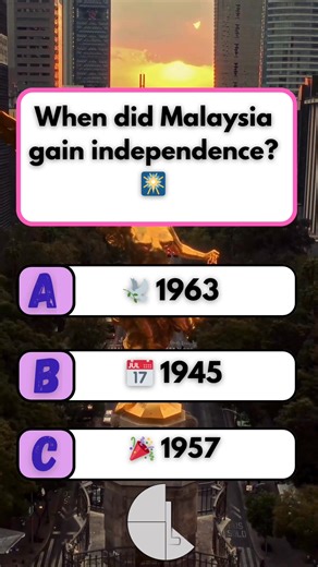 🎇 Malaysia’s Independence Day 🇲🇾 #brainteaser #quiz #fun #puzzle | Brain Bash