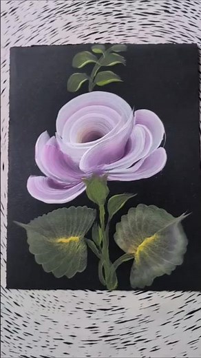 Simple Flower Painting Tutorial | Easy Acrylic Painting for Beginners#shorts