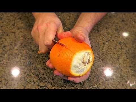 How to Peel an Orange Mess Free