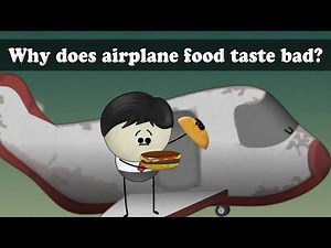 Why does airplane food taste bad? | #aumsum #kids #science #education #children