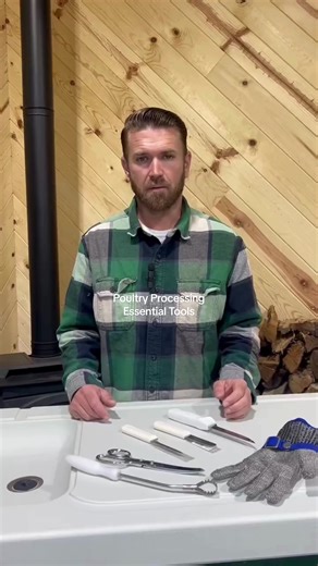 Processing meat birds at home? Justin breaks down the essential tools that make processing day smoother. Are you planning on getting started with poultry processing this spring? #meatbirds #processingchickens #poultryprocessing #homesteadlife #poultryprocessingtools @TheRiverFamilyFarms