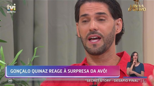 Em lágrimas, Gonçalo Quinaz fala sobre a avó: "Não tem sido fácil para nenhum de nós"
