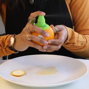 4.5M views · 1.8K reactions | Spritz fruit juice on your food with this device. If you want to buy one, use this link. We'll make some money to support our videos: https://insder.co/CitrusSprayer. | Insider Kitchen | Facebook