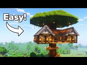 How to Make a Stunning Tree House in Minecraft (Fast & Simple)