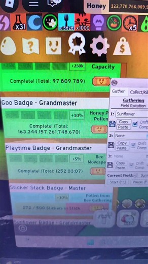 After 1256 Days Of Macroing BSS My Monitor Is Flashing Red Blue Green It's Over 💔 (Bee Swarm Simulator) #roblox #bananabss #beesmas #beeswarmsimulator #beeswarmsim