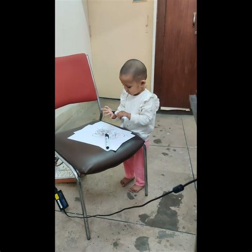 My Little Sister Doing Homework. Lot of Mast. #kidsvlog #cutekids