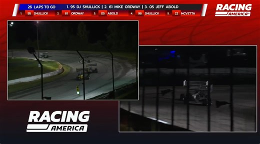 There's battles all over the race track! With less than 30 laps to go in the ISMA MSS Supermodifieds Hy-Miler 100, anything can happen! Watch Now: https://www.racingamerica.tv/live/events/sub-7-26-25-isma-supermodifieds-hy-miler-weekend-saturday-at-sandusky-oh | Racing America