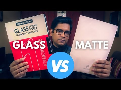 Tempered Glass vs Matte Screen Protector for iPad | THE CONCLUSION!