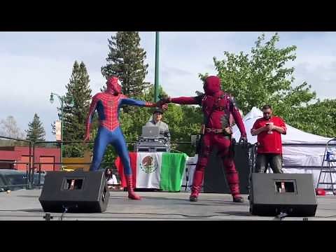 Deadpool & Spider-Man Dancing Up A Storm (Presented by Costume Replica Cave & IG: auxiliary_dance)