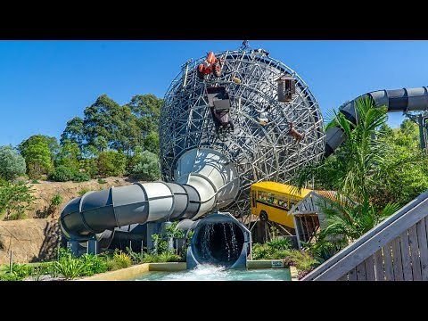 Jamberoo Action Park - Perfect Storm | Amazing Funnel Waterslide!