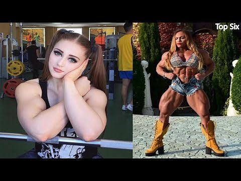 6 MUJERES INCREÍBLEMENTE MUSCULOSAS💪🏋️‍♀️