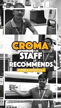 Croma Staff Recommends their favourite summer appliances to keep your home cool 🥶 | ACs, air coolers