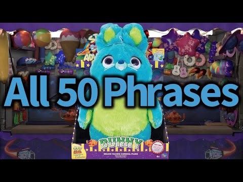All 50 Phrases for the Toy Story Signature Collection Bunny