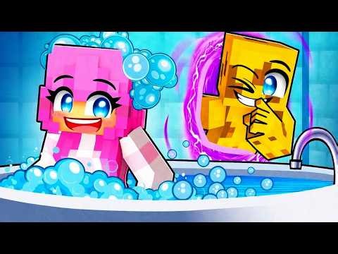 Using PORTAL MOD to SPY on my CRUSH in Minecraft!