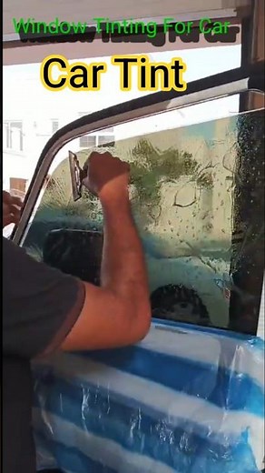 👍 How to Fix Window Tint Bubbles Like a Pro! #shortsfeed
