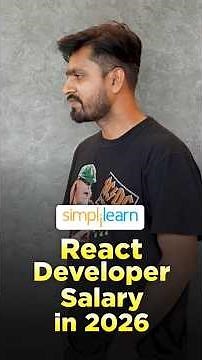 🔥React Developer Salary in 2026 #shorts #simplilearn