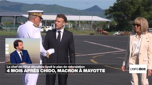 En déplacement à Mayotte, Emmanuel Macron lance la "refondation" de l'île
