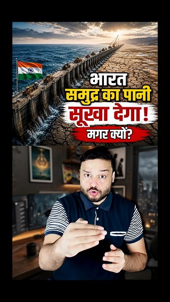 India Will STOP OCEAN's WATER Forever! Gujarat Kalpasar Project #shorts